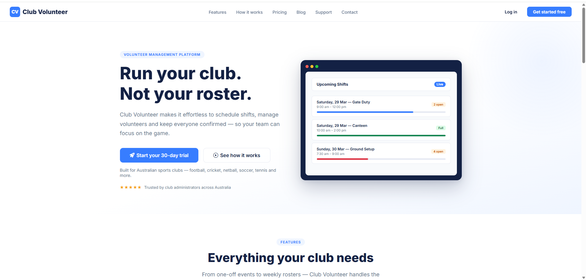 Club Volunteer gallery image
