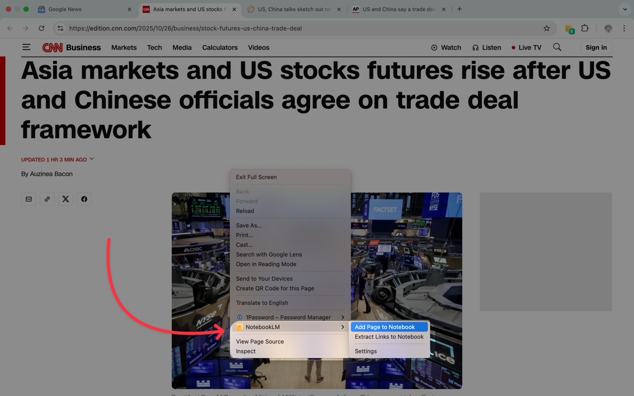 NotebookLM Tools Chrome Extension - Screenshot 4 showing product features and functionality