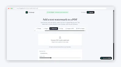 Vaultpage — 8 PDF tools. 100% Private gallery image
