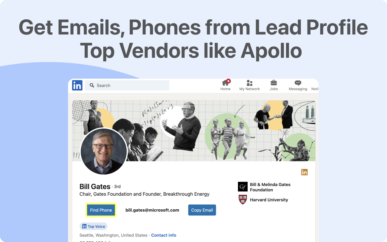 LinkedIn Otomasyon Aracı - B2B Satışları - LinkedIn Otomasyonu: E -posta Bulucu, Soğuk Sosyal Yardım Mesajları medya 4