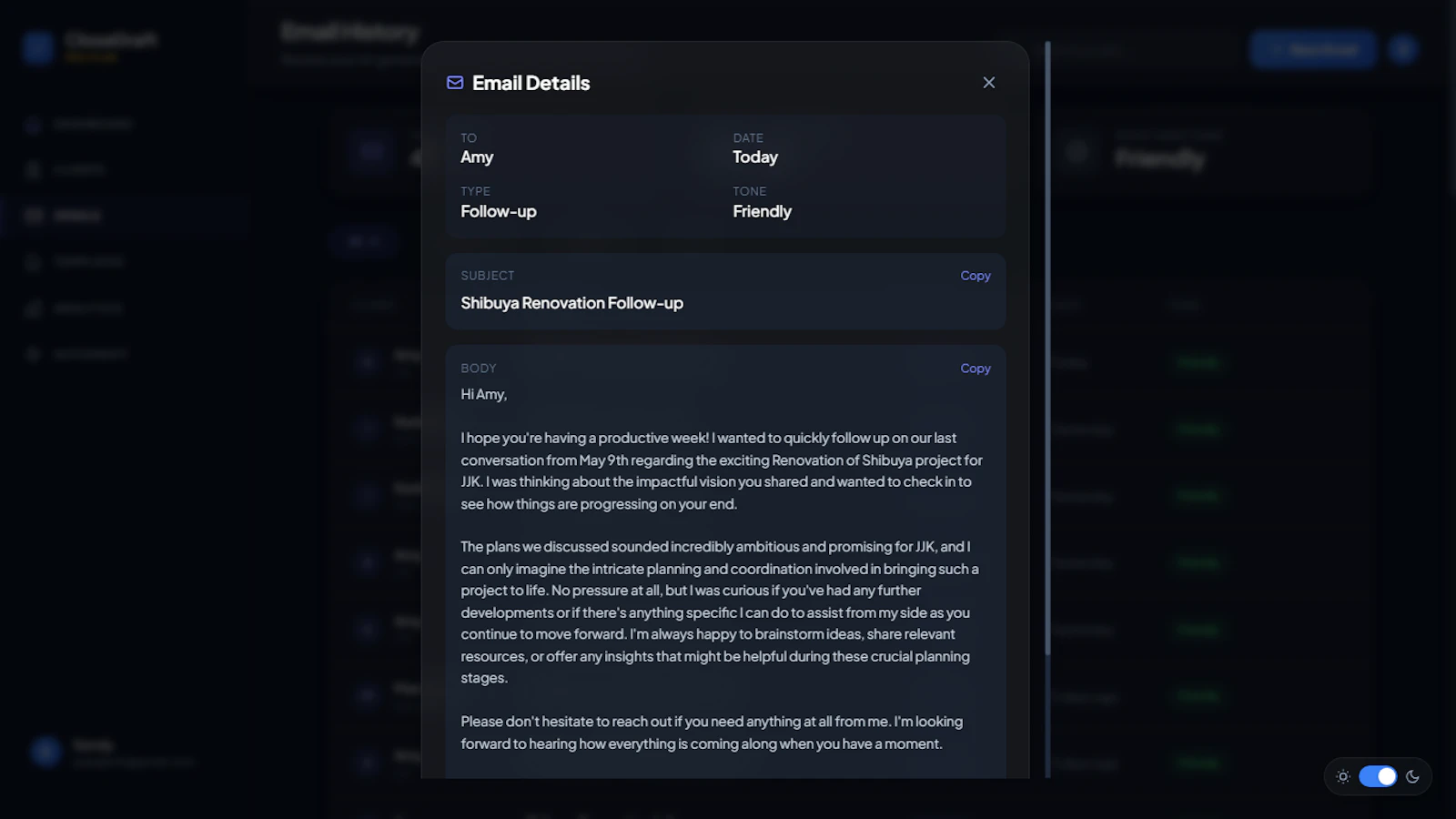 CloseDraft screenshot 7