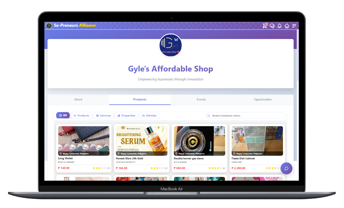 Média Se-Preneurs Alliance - Votre écosystème commercial et shopping tout-en-un. 2