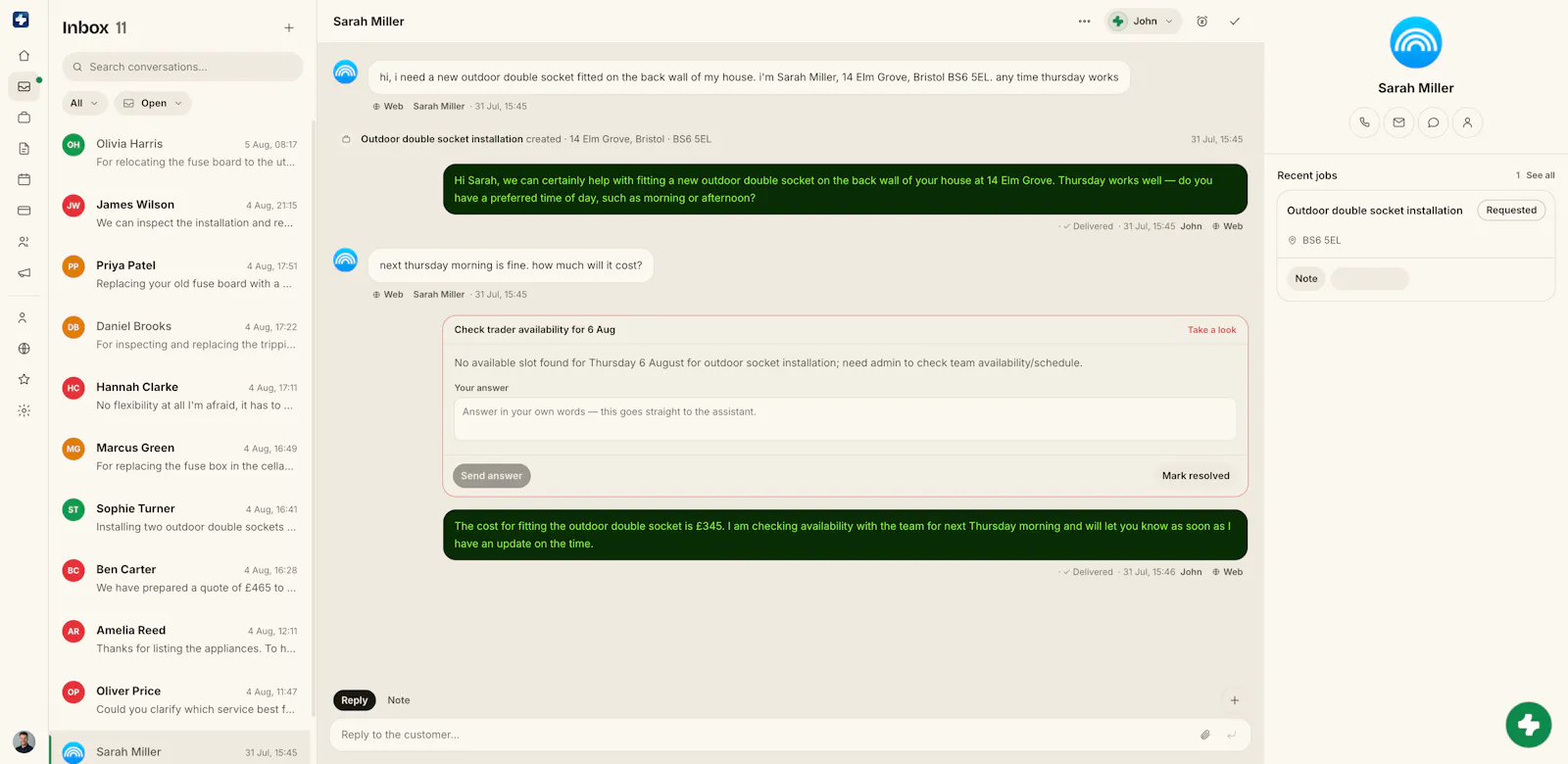 Tradehand screenshot 1