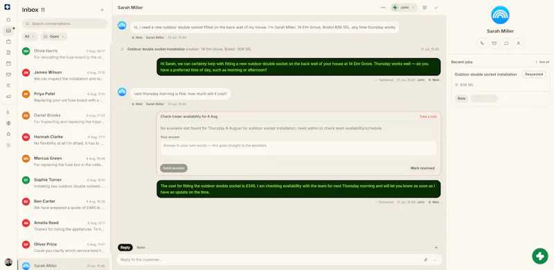Tradehand screenshot 1