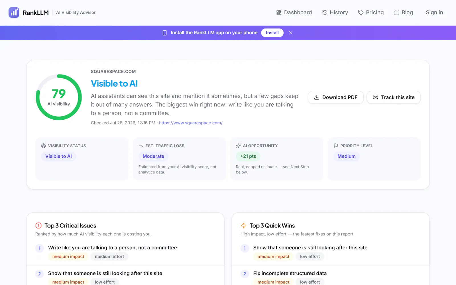 RankLLM screenshot 2