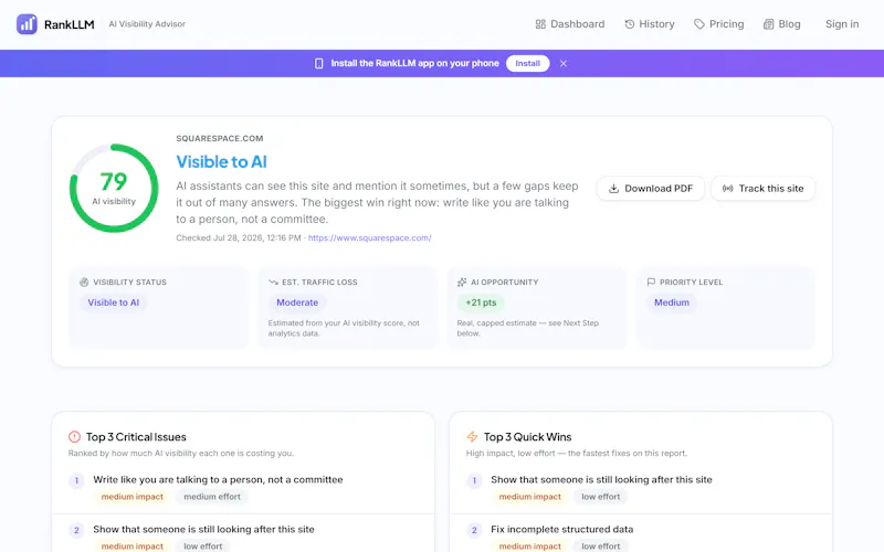 RankLLM screenshot 2