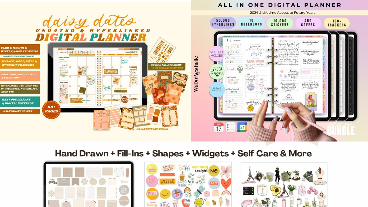 Ultimate Digital Planner Powerhouse - Ultimate Digital Planner: จัดระเบียบวางแผนและบรรลุเป้าหมายของคุณ media 1