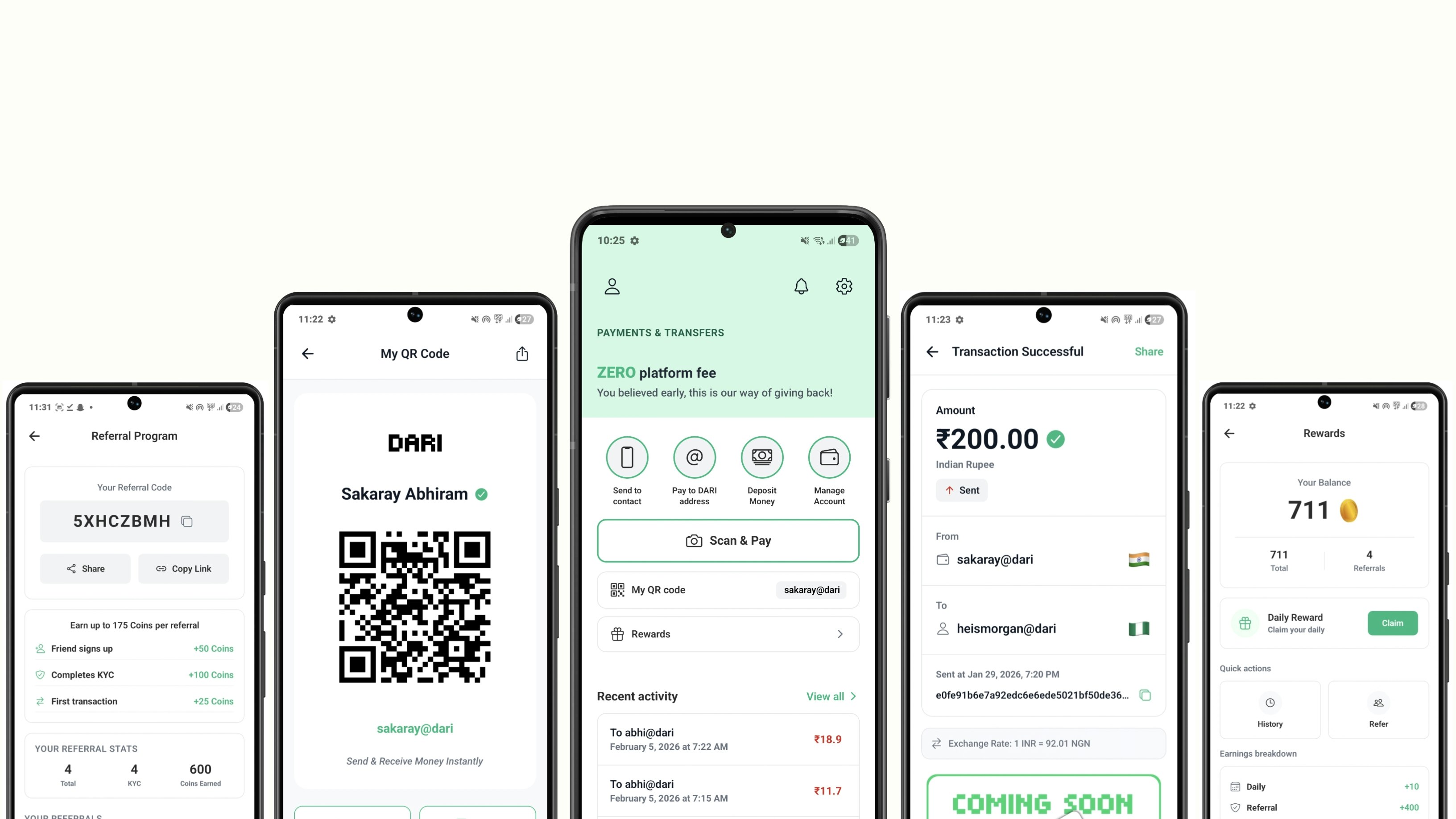 Dari - Main product screenshot demonstrating key features and user interface