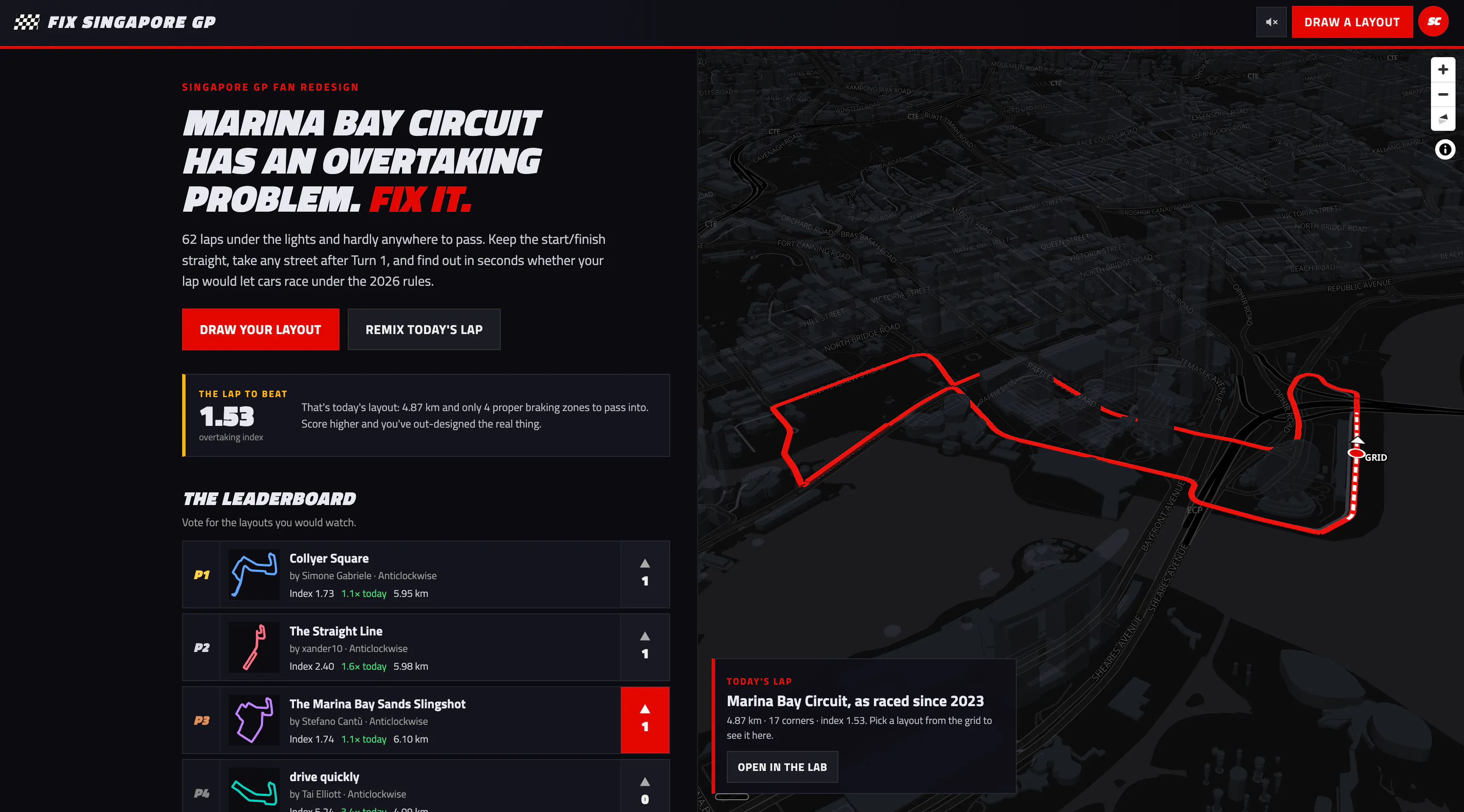 Fix Singapore GP gallery image