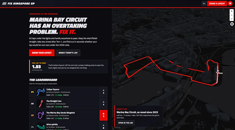 Fix Singapore GP screenshot 1