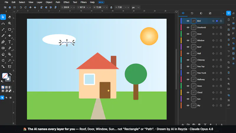 Rayzia AI Agent Vector Editor screenshot 5