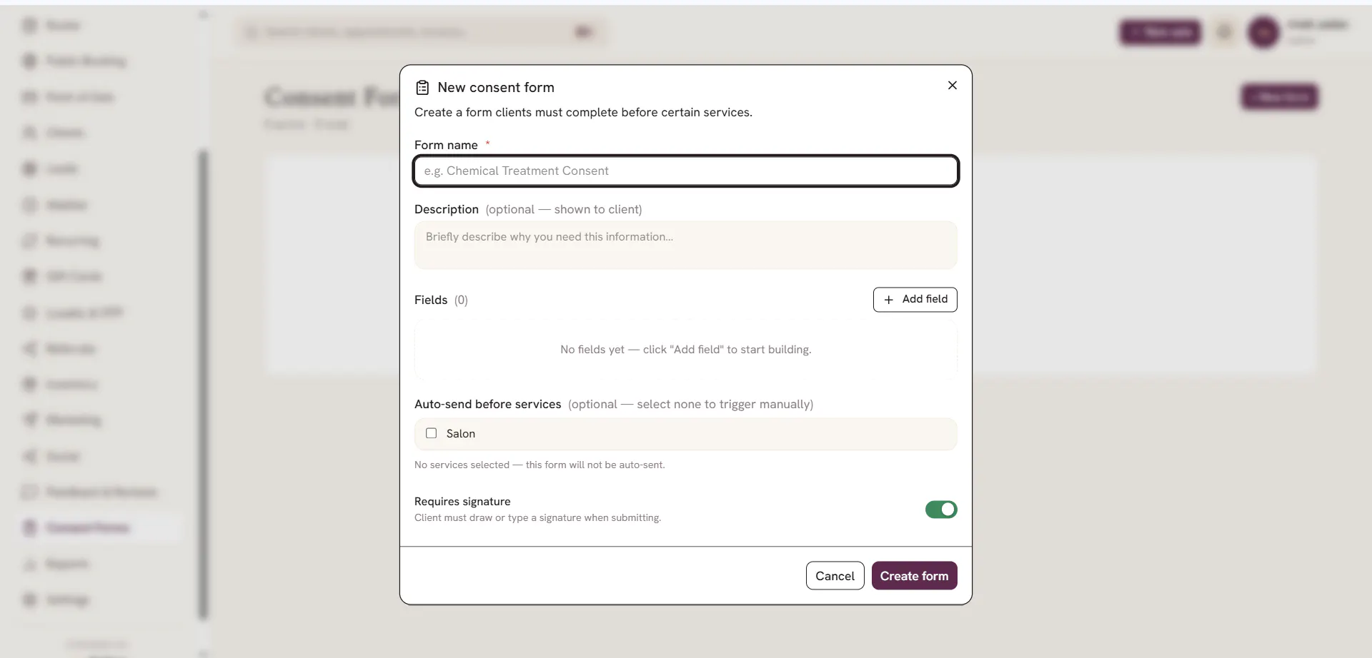 SalonCRM gallery image