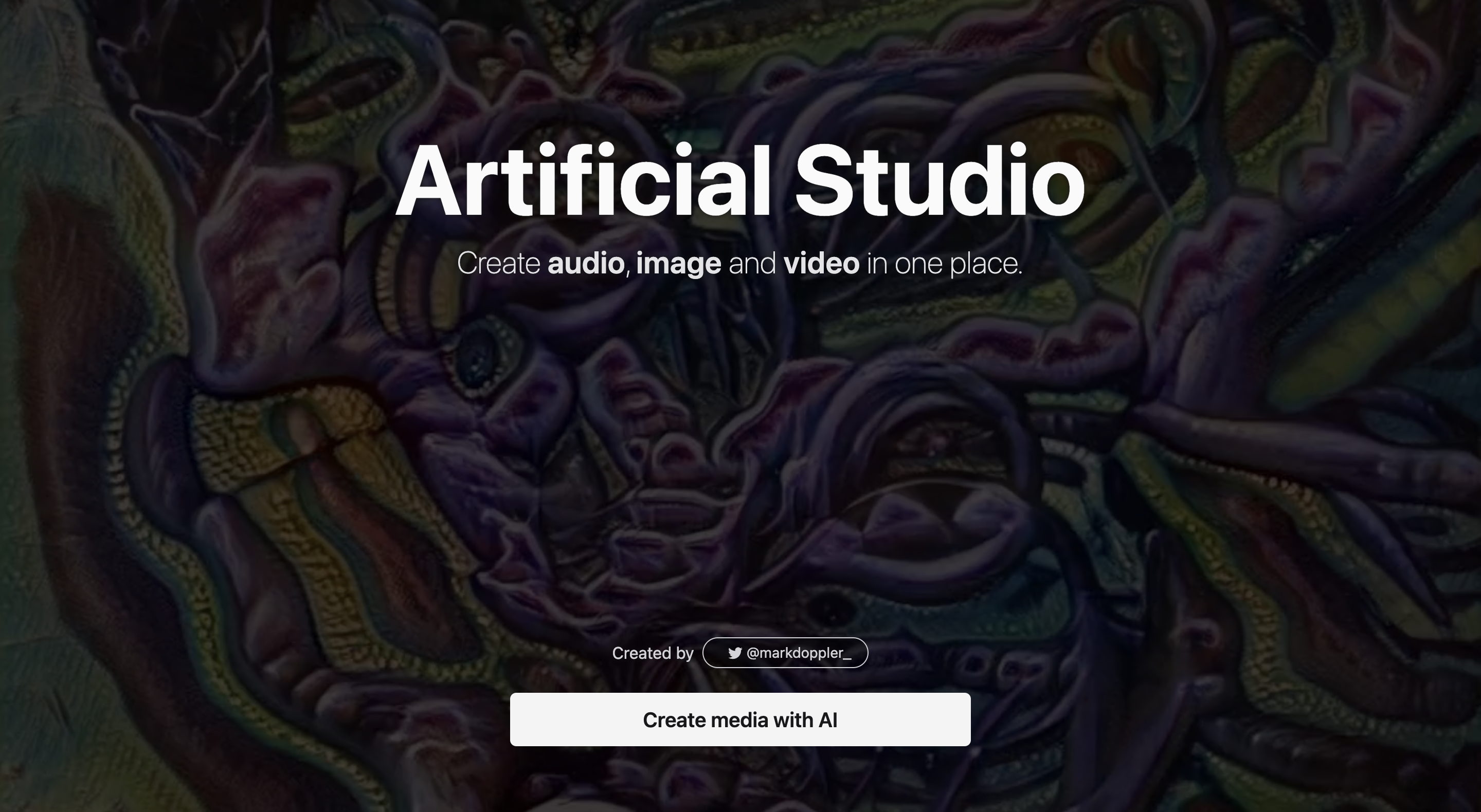 Média Studio artificiel - Créer l'audio, l'image et la vidéo avec l'IA 1