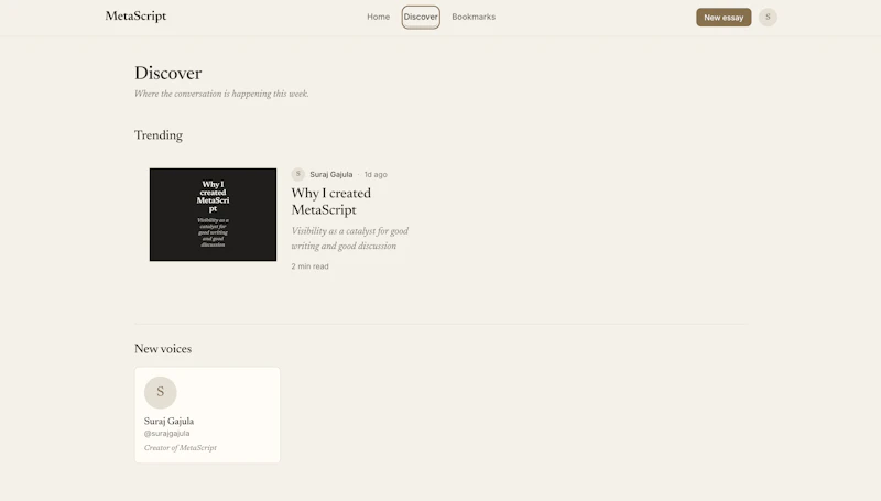 MetaScript screenshot 1