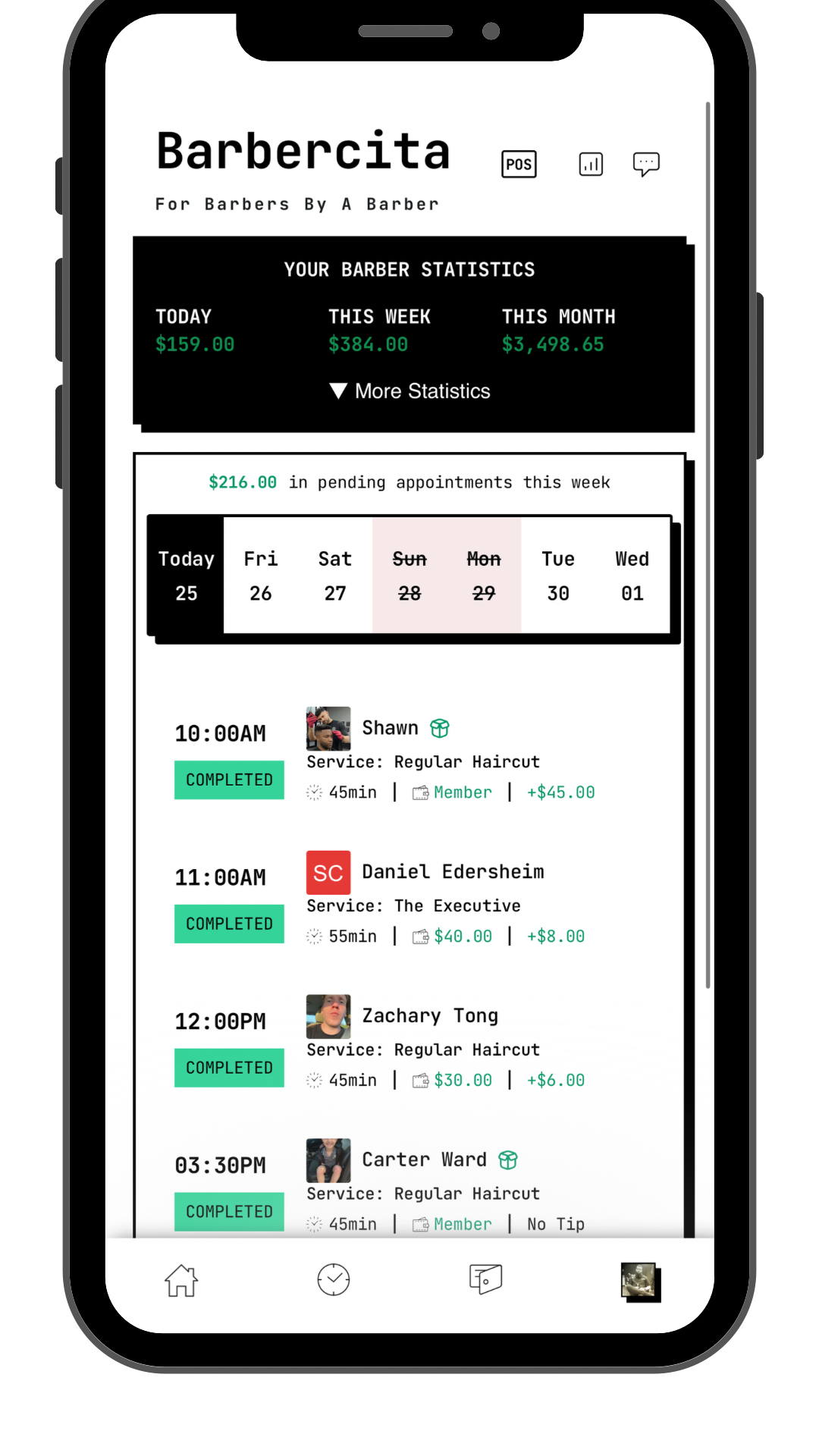 Média Cardan - L'application de rendez-vous pour les barbiers par un coiffeur 2