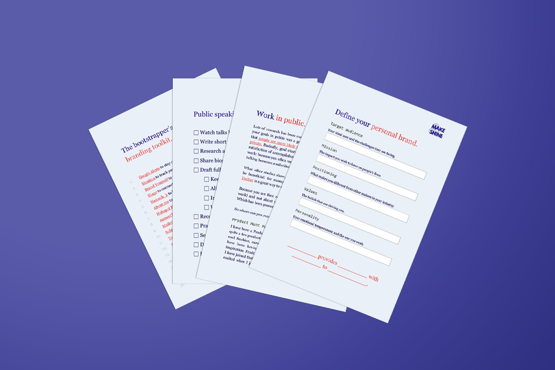 Make & Shine gallery image