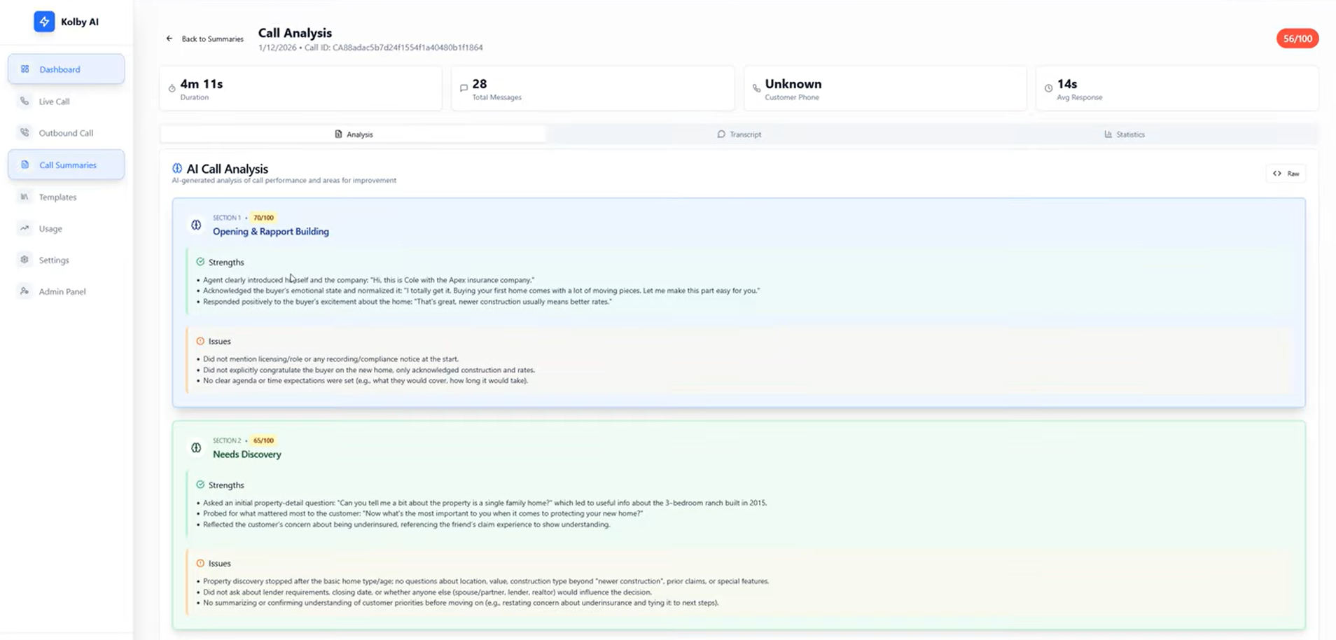 Kolby AI - Screenshot 5 showing product features and functionality