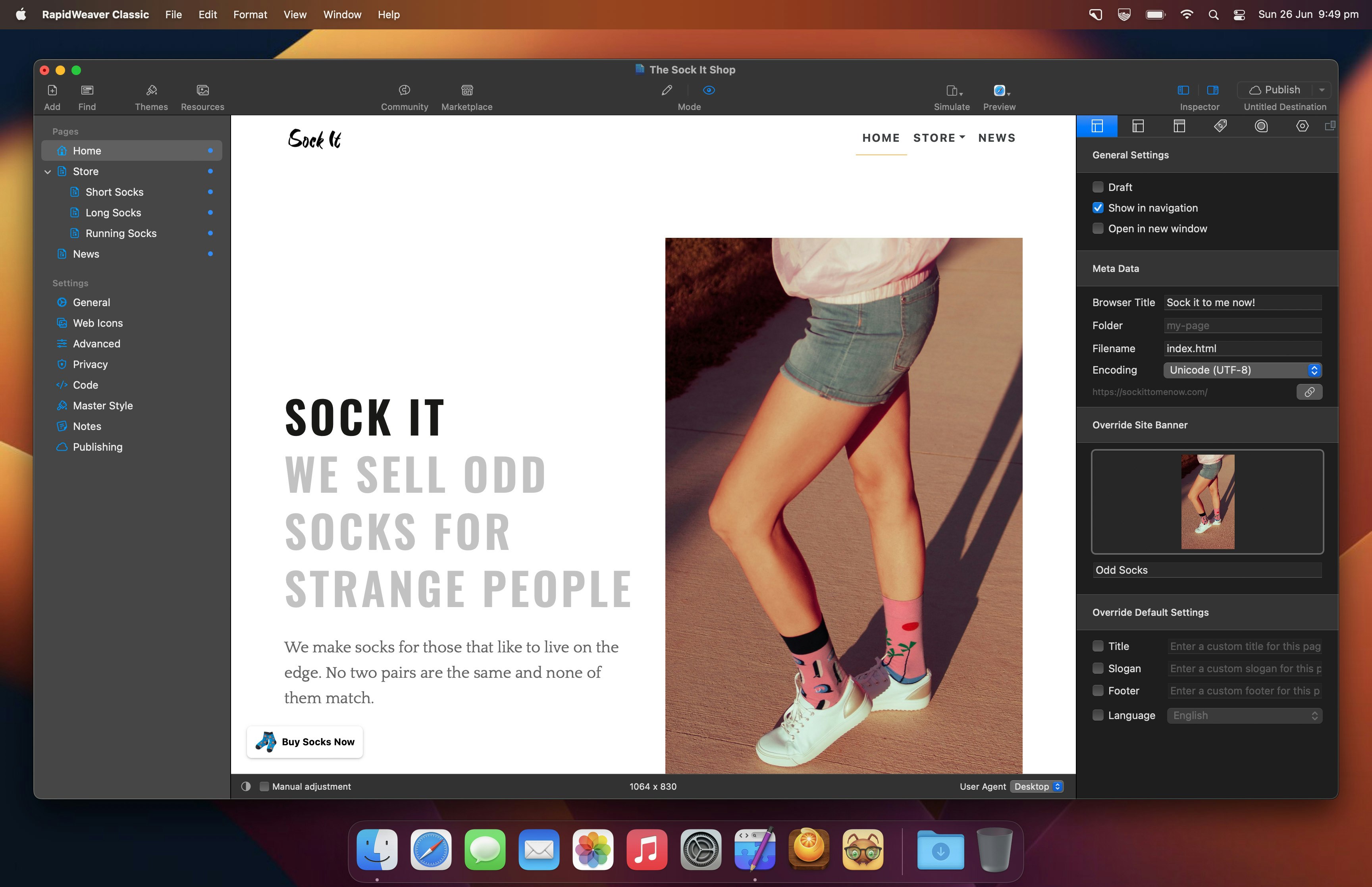 Rapidweaver Classic media 2