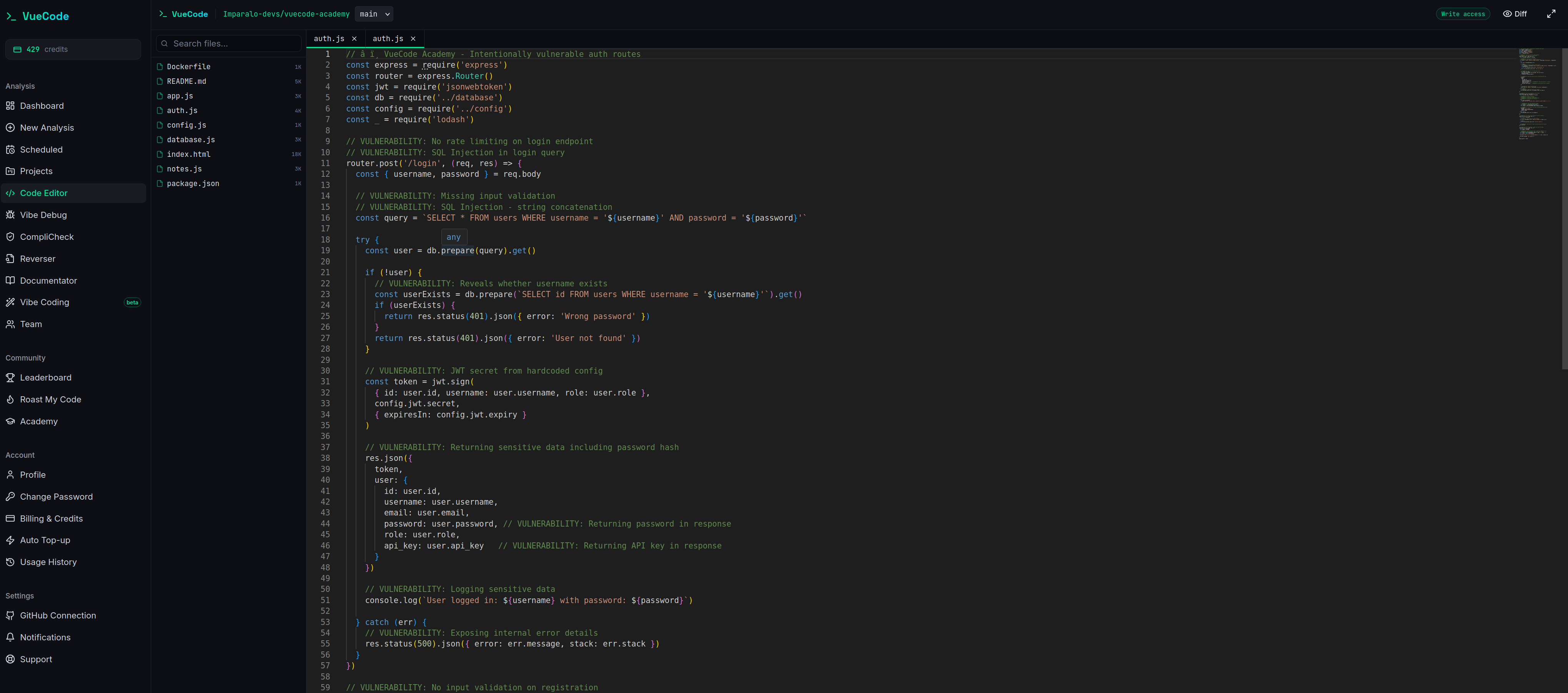 VueCode gallery image