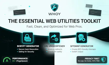 Whoy: Fast, Privacy-First Web Toolkit gallery image