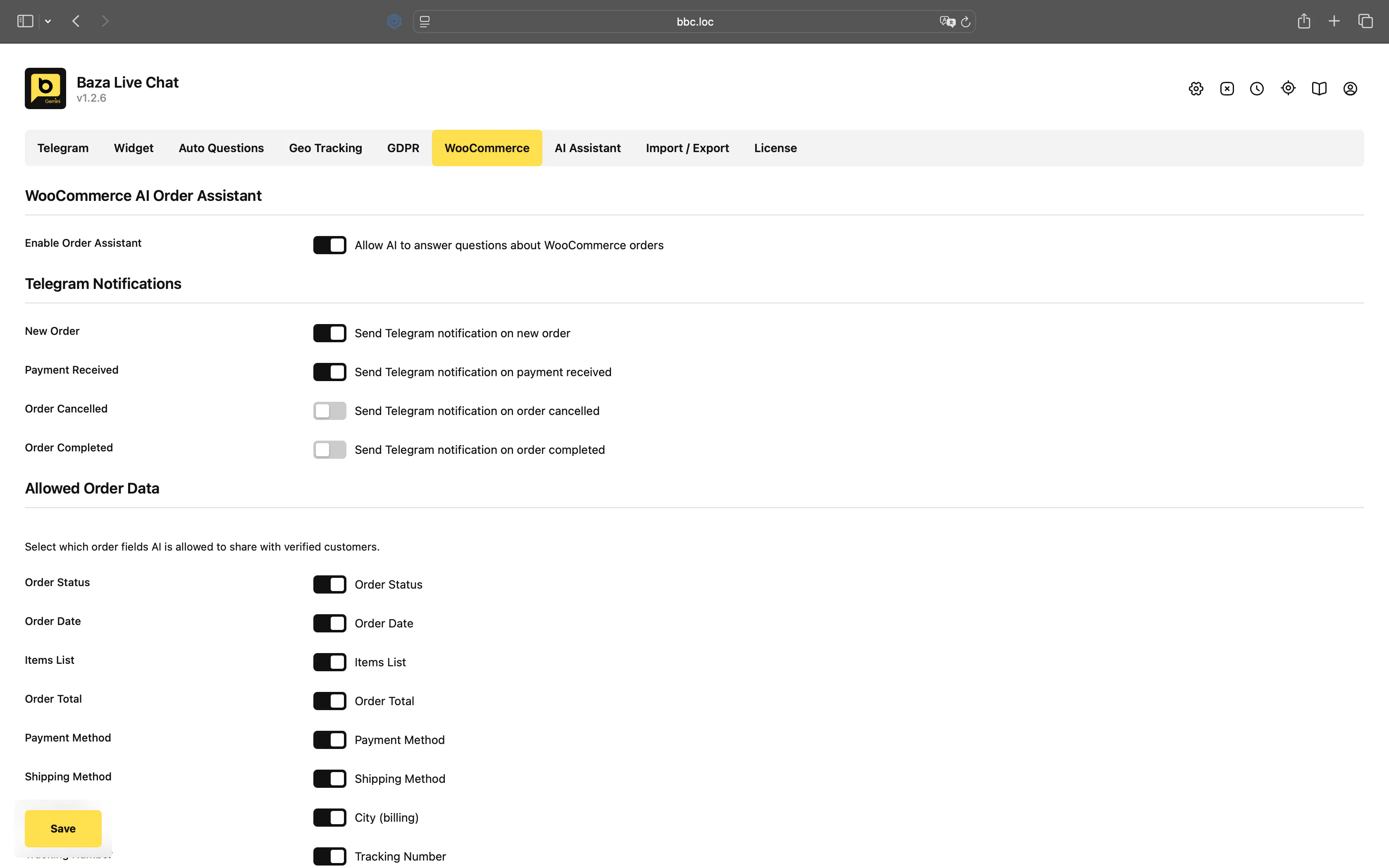Baza Live Chat gallery image