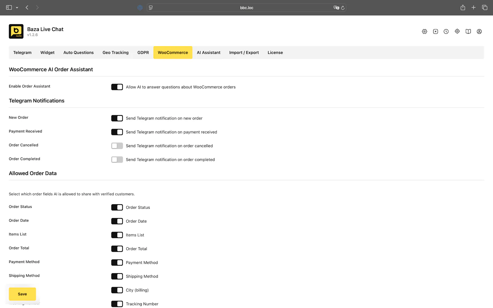 Baza Live Chat screenshot 2