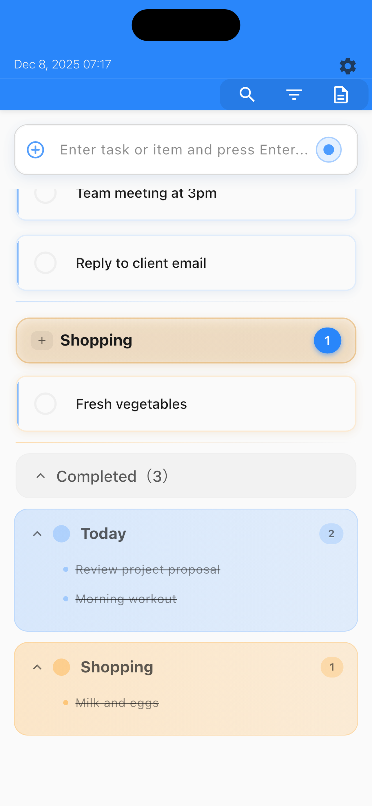 ColorQueueList - Screenshot 2 showing product features and functionality