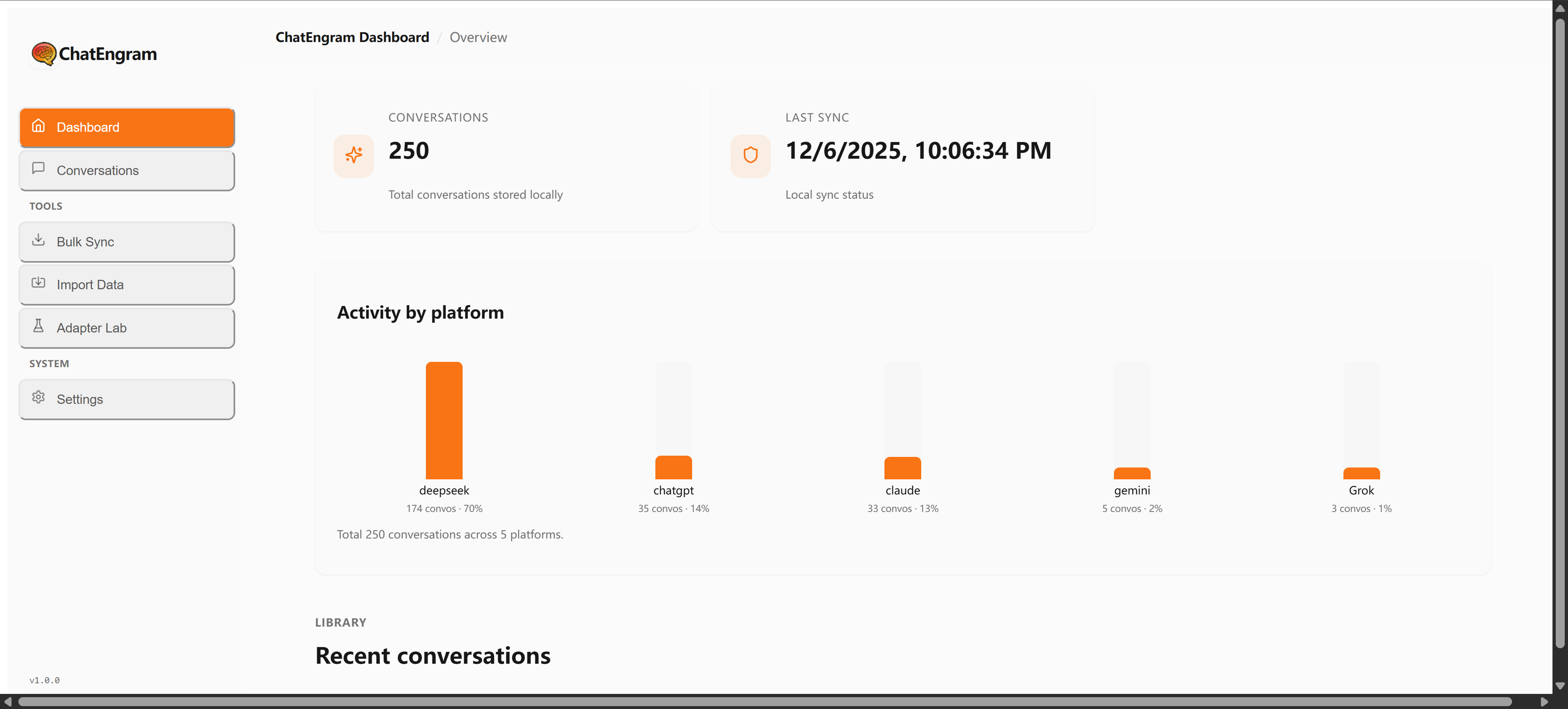 ChatEngram - Screenshot 2 showing product features and functionality