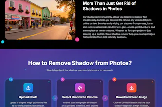 Remove Shadow from Photo gallery image