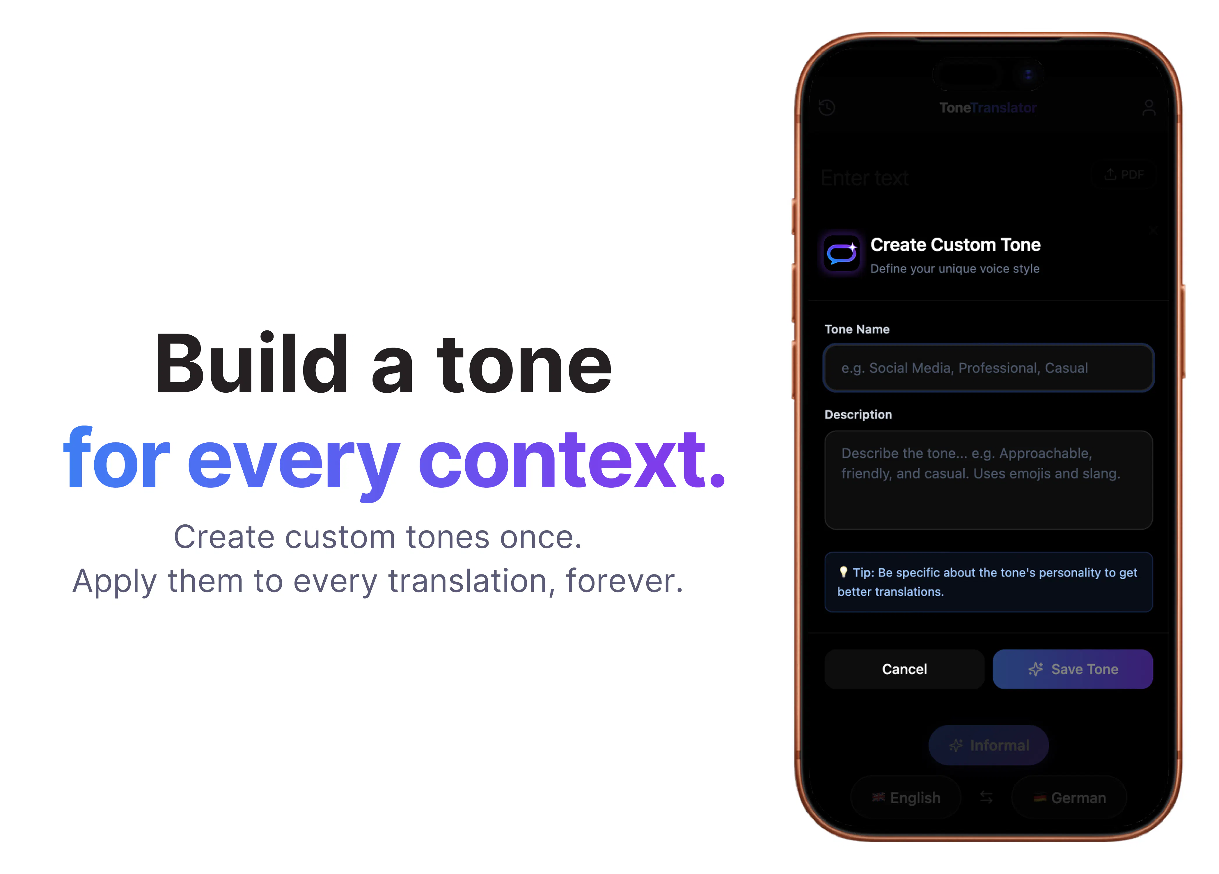 ToneTranslator gallery image