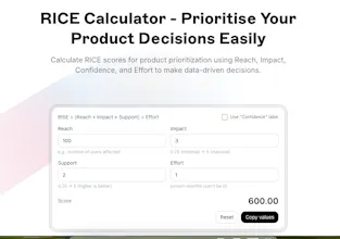 RICE Calculator gallery image