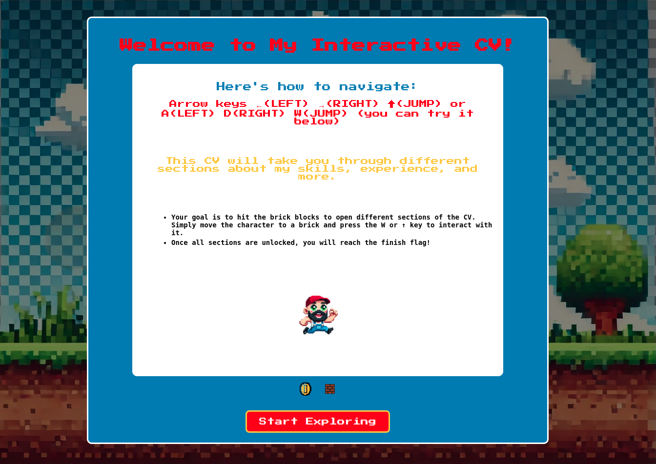 CV inspiré de Super Mario media 1