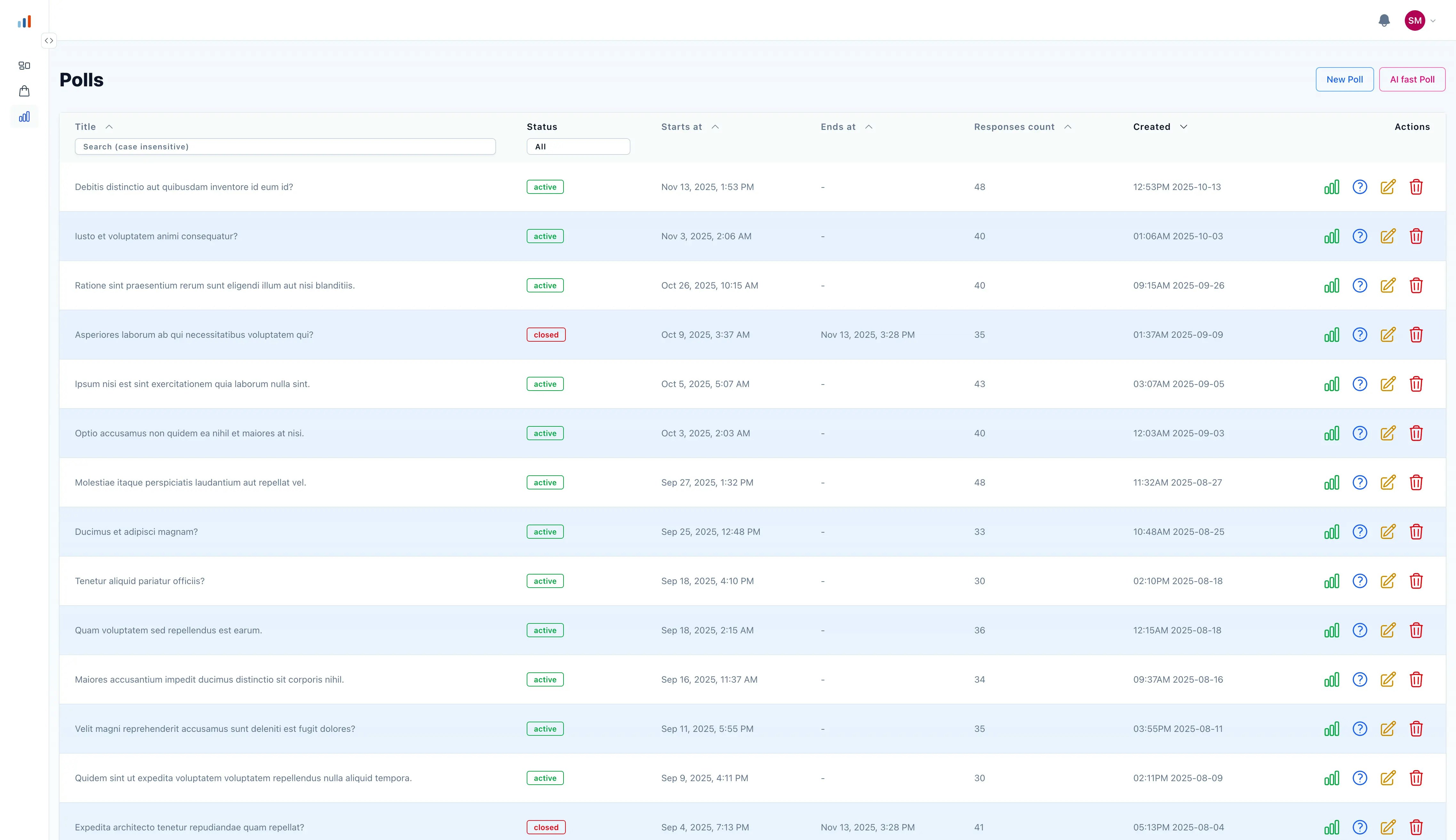 Indie Polls - Screenshot 4 showing product features and functionality
