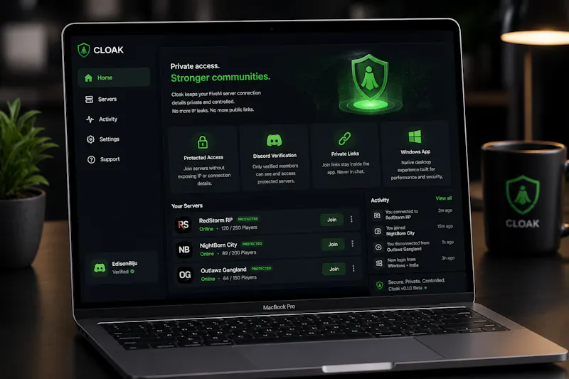 Cloak Desktop screenshot 2