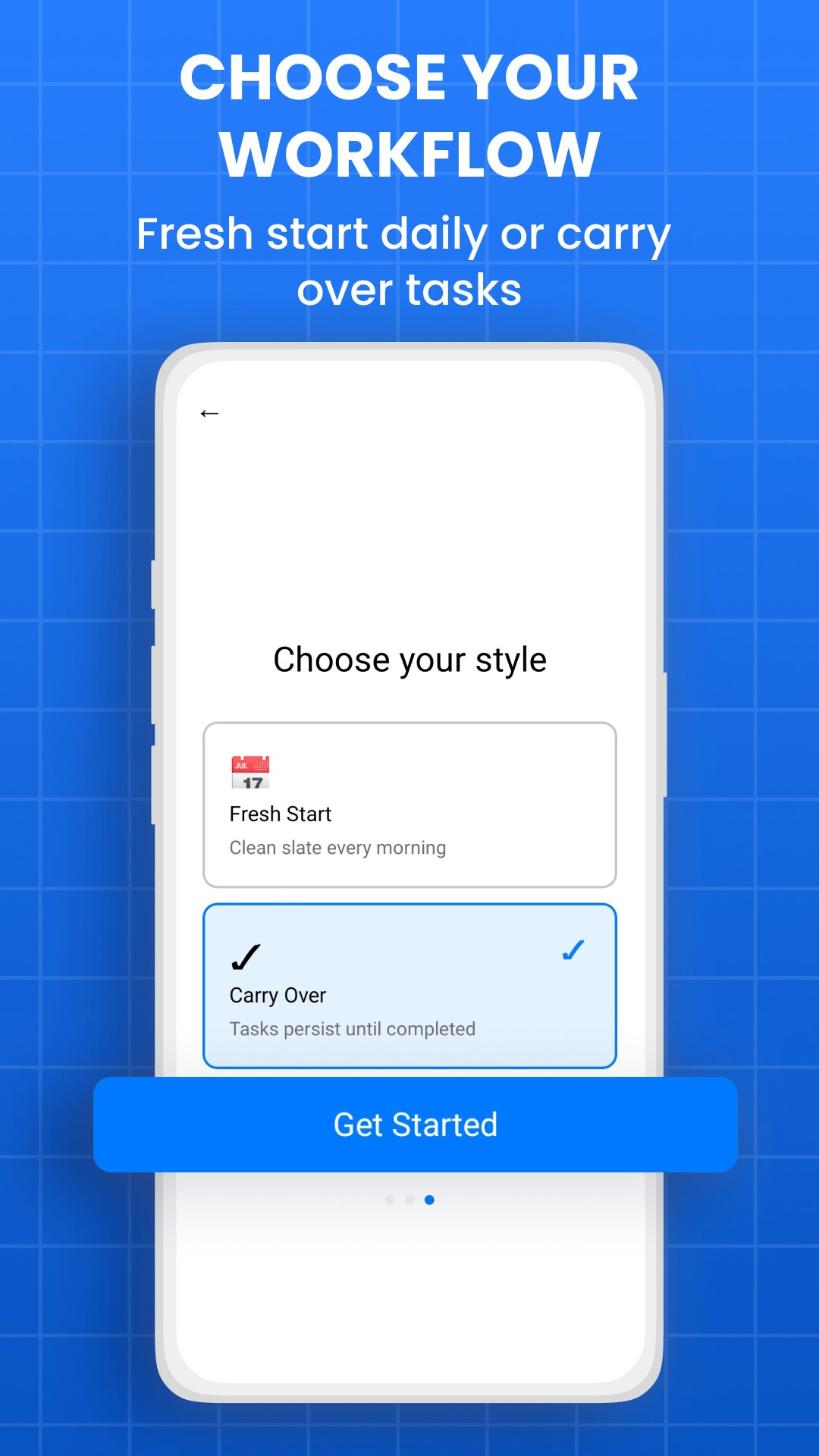 TodoTomorrow - Screenshot 3 showing product features and functionality