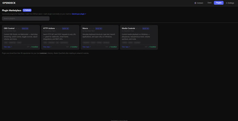 OpenDeck - Open Source StreamDeck Alt screenshot 3