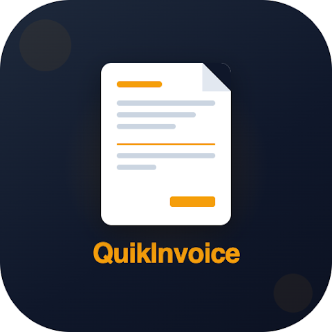 QuikInvoice - Product Hunt launch logo and brand identity