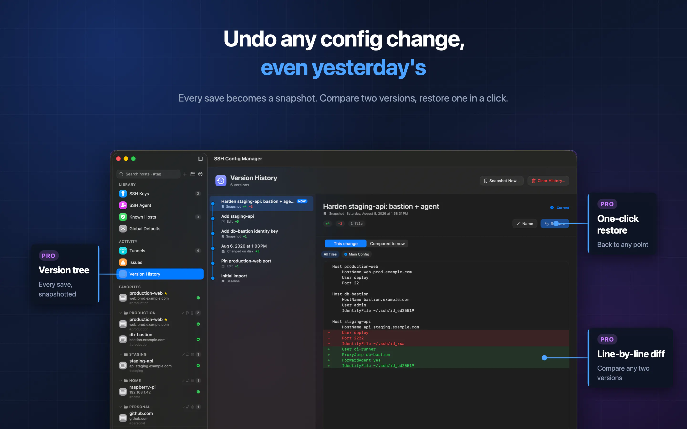 SSH Config Manager gallery image