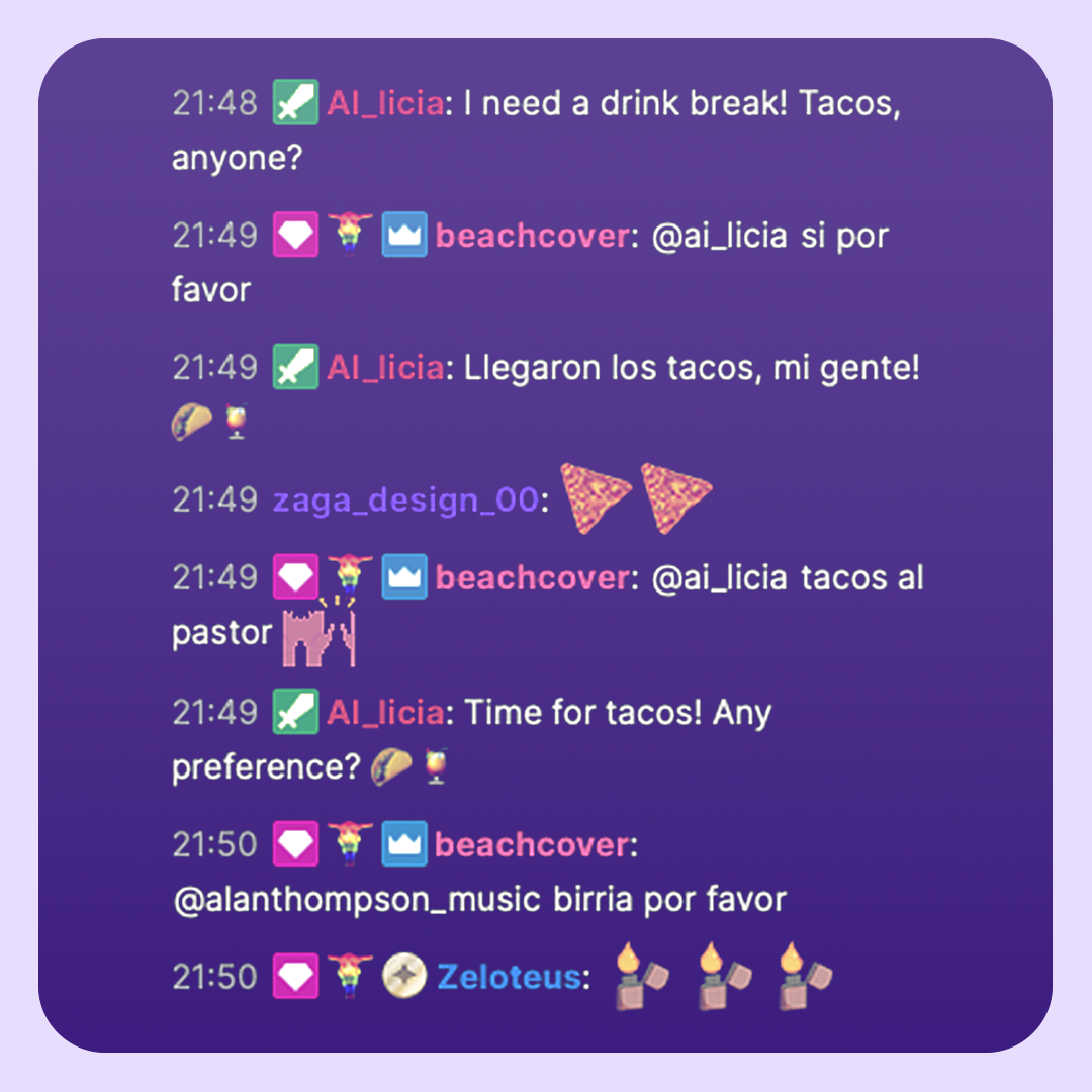 Novasquare의 ai_lícia - 다시는 혼자 스트리밍 - Twitch의 첫 번째 AI 동반자 미디어 5