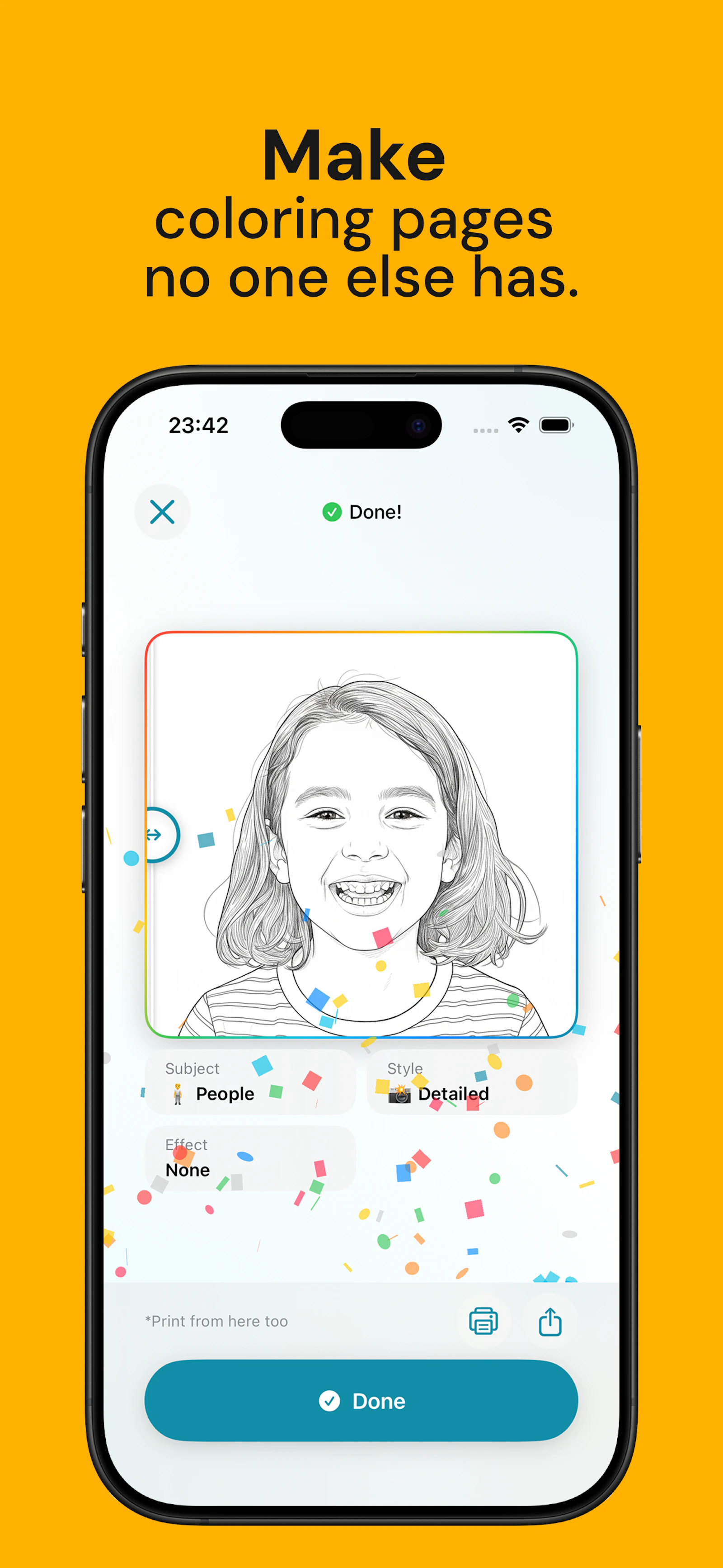AI Coloring Maker: Photo to Art screenshot 1