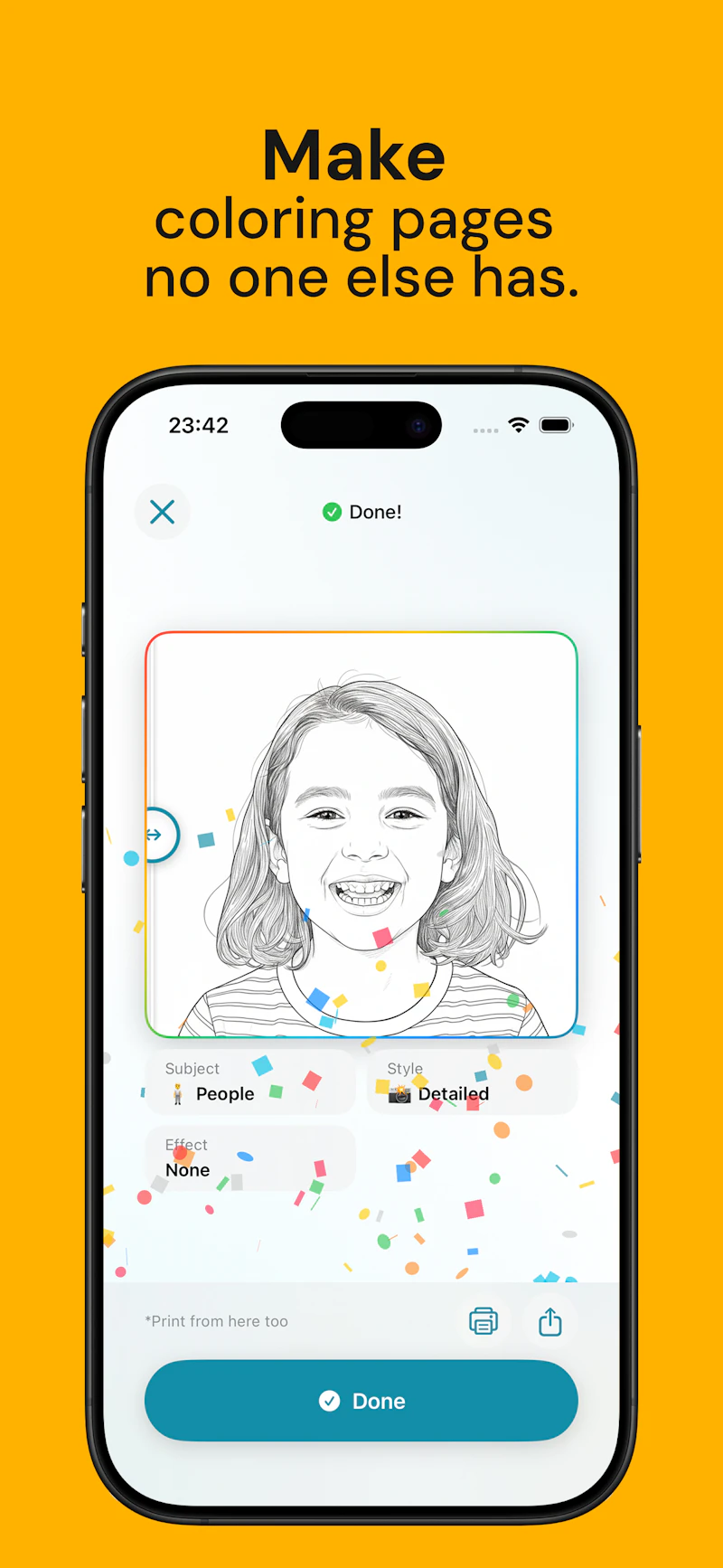 AI Coloring Maker: Photo to Art screenshot 1