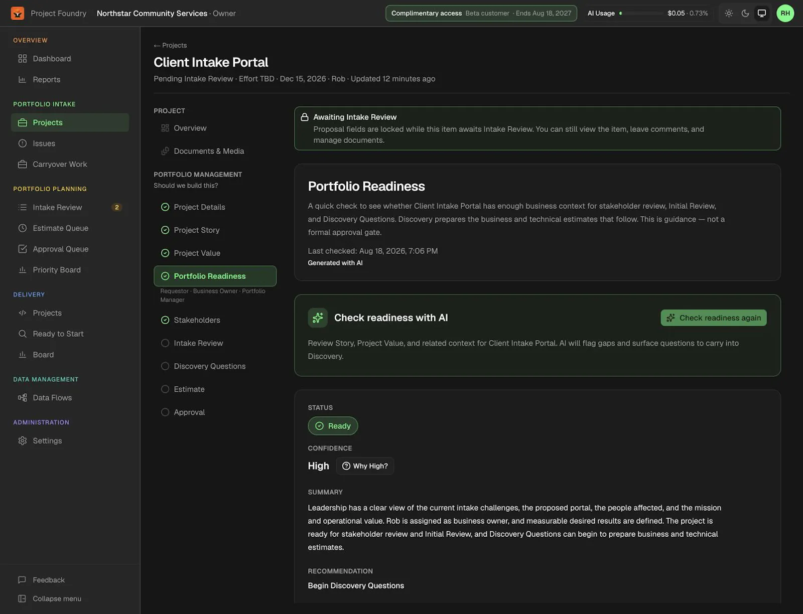 Project Foundry screenshot 1
