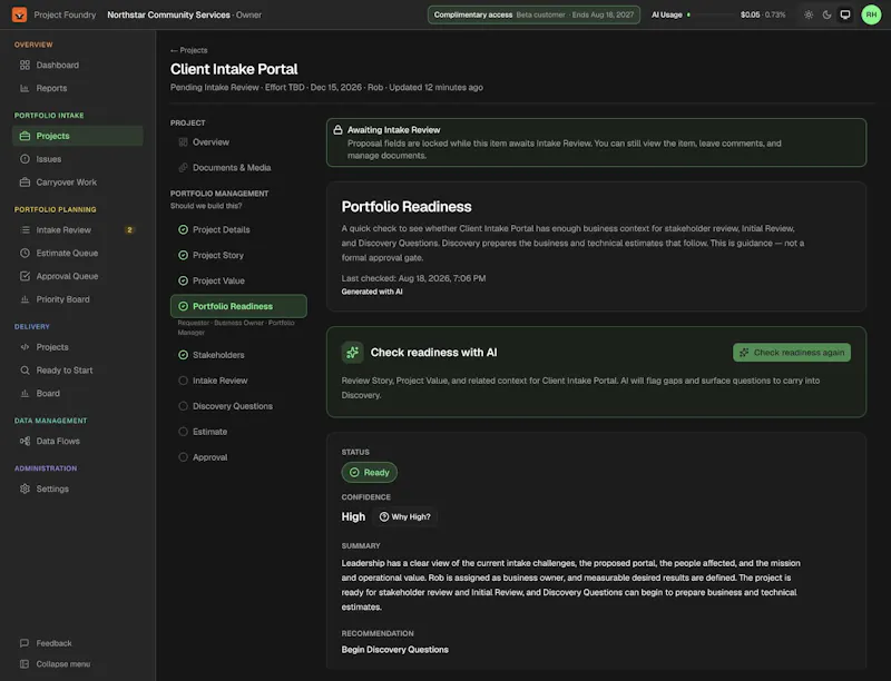Project Foundry screenshot 1