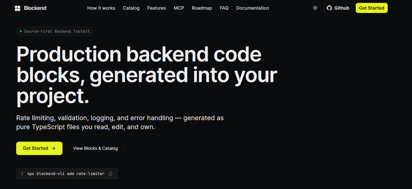 Blockend screenshot 2