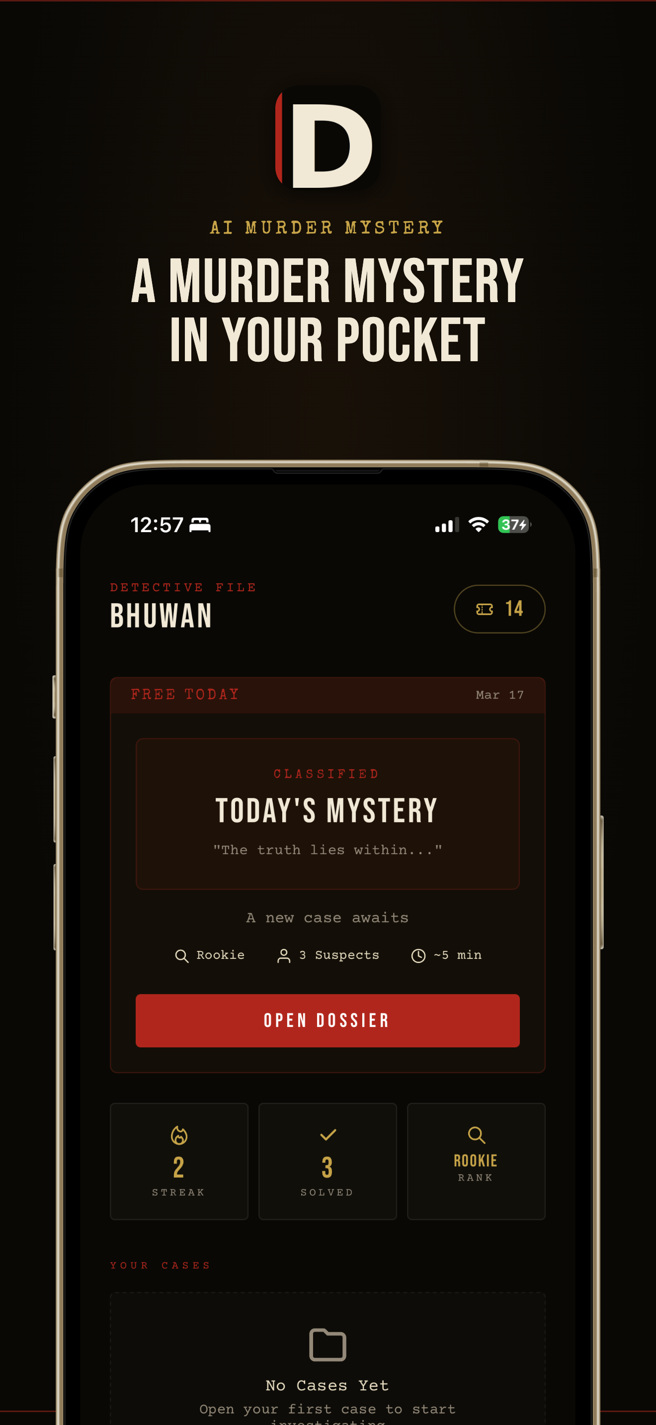Dossier — Solve Unique Murder Mysteries gallery image