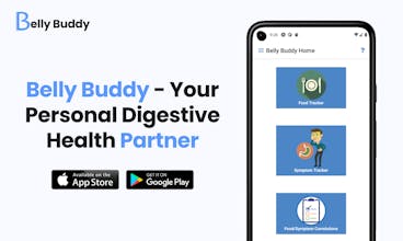 Application Quantified Self - Belly Buddy aide à identifier les aliments qui pourraient causer des problèmes digestifs tels que les gaz, les ballonnements ou les brûlures d&rsquo;estomac.