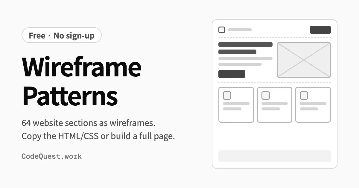 Wireframe Patterns gallery image