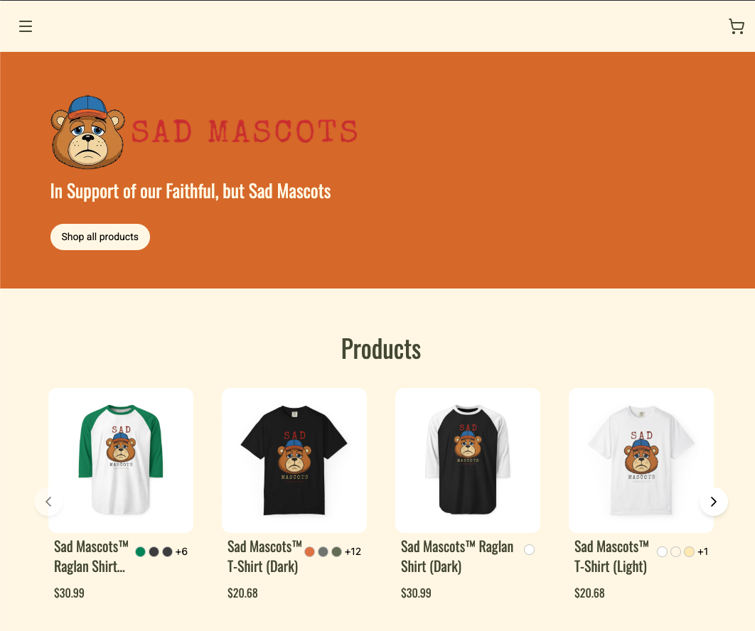 Sad Mascots gallery image