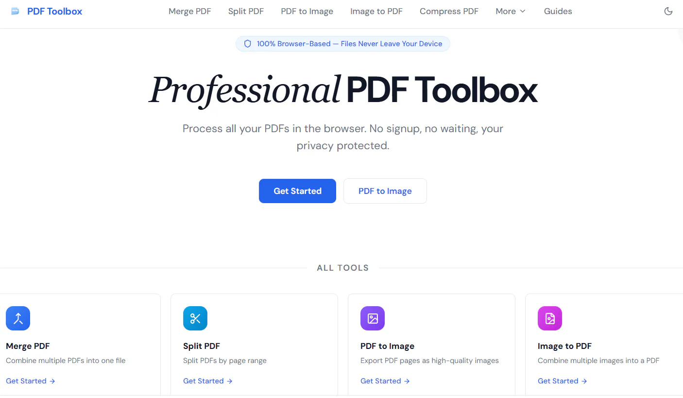 PDF Toolbox — Browser PDF Tools gallery image