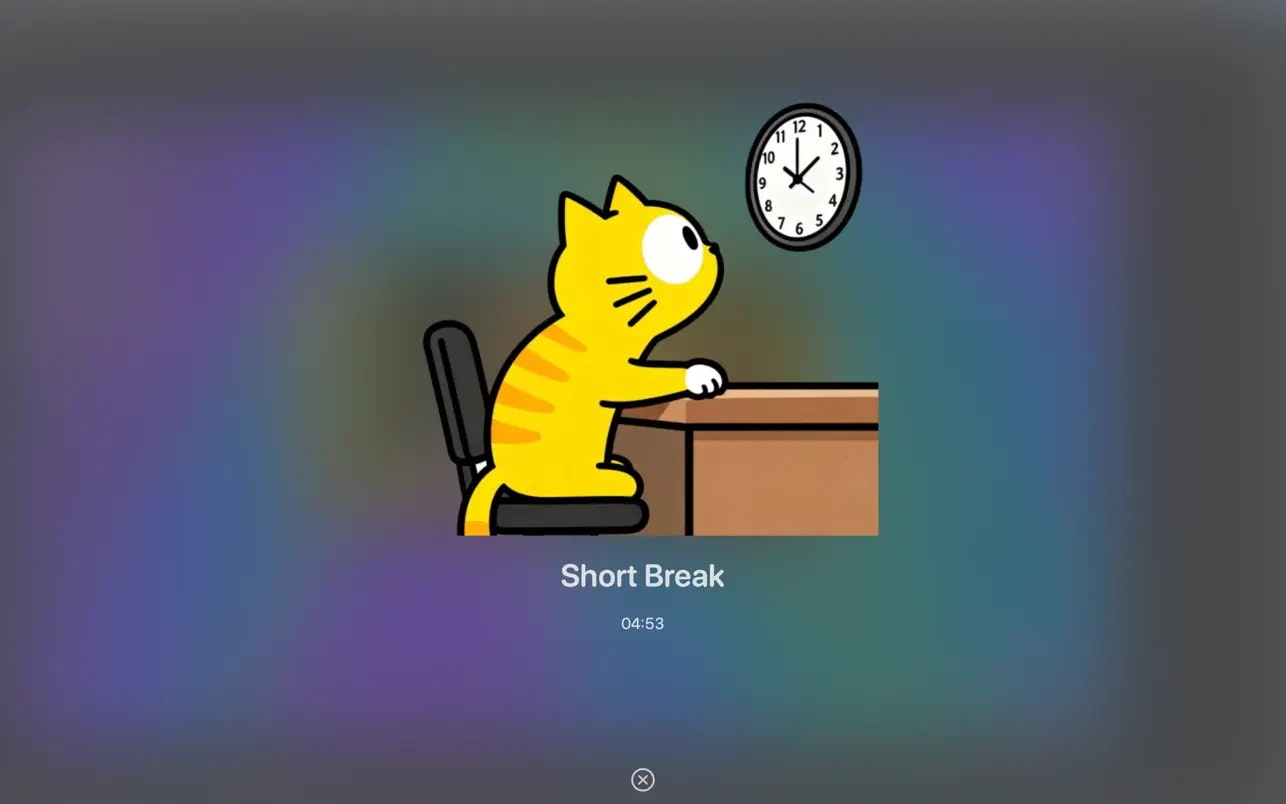 Take a break - Main product screenshot demonstrating key features and user interface
